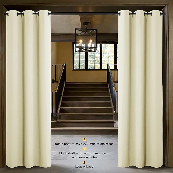 NICETOWN Door Curtain for Doorway Privacy, Room Divider Cover - Image 2