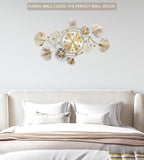 Clocks for Living Room, Large Wall Clock, 3D Silent Wall Clock, Retro Metal - Image 3
