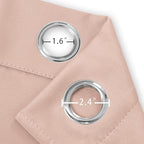 LEMOMO Blush Thermal Blackout Curtains/42 x 95 Inch/Set of 2 Panels Room - Image 5