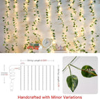 suddus Vines with Lights for Bedroom, 150 LED Fairy Lights with Vines, Pothos - Image 6