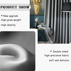 Room Divider Curtains for Ceiling Track Rod, Noise Reduction Privacy Panel for - Image 4