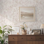 Heroad Beige Brown Wallpaper Floral Wallpaper Peel and Stick Boho Contact Paper - Image 2