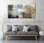 Baisuart Canvas Prints Abstract Wall Art Print Paintings Grey and Brown - Image 6
