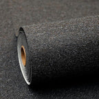 SHUFA Black Brown Cotton-Like Textured Grasscloth Wallpaper Matte Thick Real by Unknown