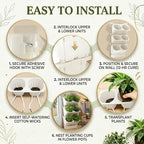 3-Tiers Vertical Wall-Mounted Planter - Image 3