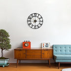 LEIKE Large Wall Clocks, Non Ticking, Battery Operated Small Vintage Round - Image 7