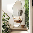 QDSSDECO Full Length Mirror 63"x24" Irregular Wall Mirror Cloud Frameless - Image 5