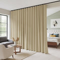RYB HOME 100% Blackout Sliding Door Curtain, Extra Wide Room Divider Curtain by RYBHOME