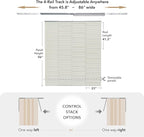 GoDear Design Adjustable Verticsl Sliding Panel Track Blinds - Image 5