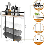 Xstydes Towel Racks for Bathroom Wall Mounted, Metal Towel Holder - Image 2