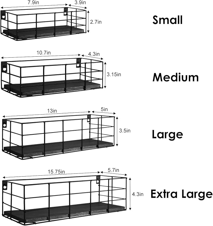 Fixwal 4 Set Floating Shelves - Image 3