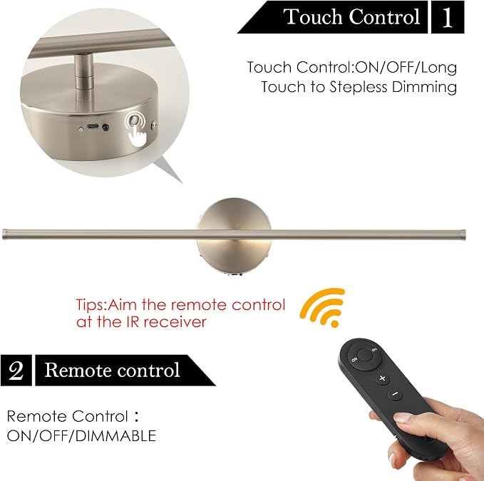 KARTOOSH Battery Operated Wall Sconces - Image 4