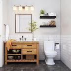QEEIG Floating Shelves for Wall Bathroom Shelf Bedroom Kitchen Living Room - Image 2