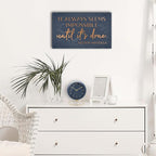 HoneyKICK Nelson Mandela Inspirational Quote Canvas Wall Art - Image 5