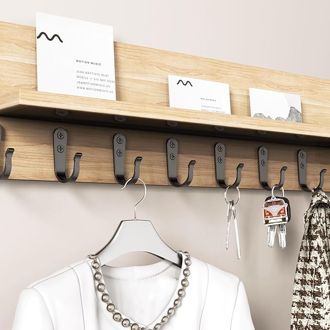 BREYDROK 20PCS Heavy Duty Metal Coat Hooks - Image 6