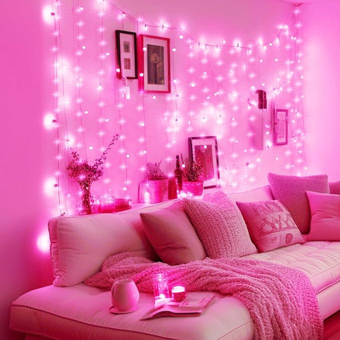 Minetom Curtain Lights, 300 LED Dimmable Fairy Lights - Image 6