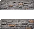 Faux Stone Wall Panels 1-Pack PU Stone Veneer Siding, Mortarless 46.25x12.88 - Image 3