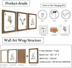 Western Cowgirl Wall Art Set of 3, Vintage Southwestern Wild and Lucky Rodeo - Image 4