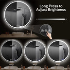 LED Bathroom Mirror 48 Inch Round Bathroom Mirror - Image 7