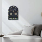 Large Crystal Display Shelf for Wall, Crescent Moon Phase Shelf Wall Decor - Image 7