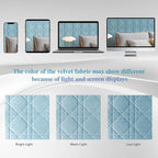 Velvet 3D wall Panels for Interior wall Decor Peel and Stick, Soundproof - Image 9