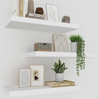 Upassion White Floating Shelves by Upassion