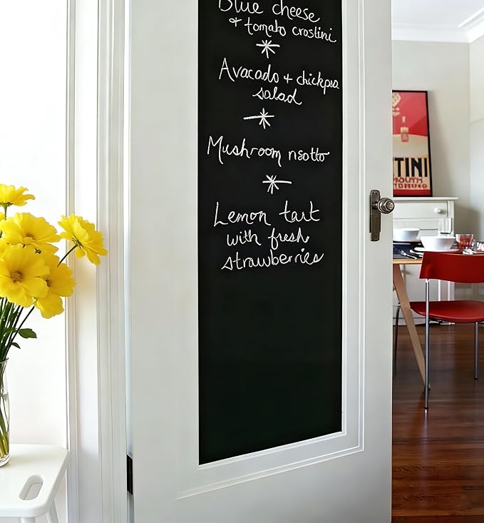 Chalkboard Wallpaper Peel and Stick, Self Adhesive Blackboard Wall Decals - Image 8