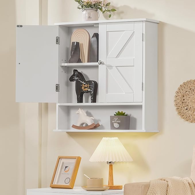 TEENFON Bathroom Wall Cabinet, Bathroom Cabinet - Image 8