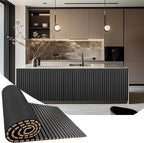94.5 x 23.6 in Acoustic Wood Wall Panels, 3D Flexible Soundproof Absorbing by Art1