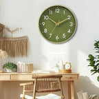 Mosewa Wall Clock 14 Inch, Battery Operated Non-Ticking Modern Analog Clock - Image 3