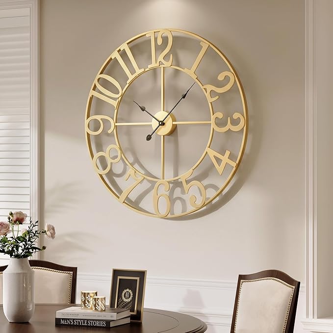 Cuspin Extra Large Wall Clock for Living Room Decor, 36 Inch Wall Clock by Cuspin