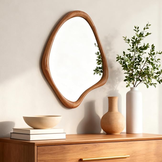 WallBeyond Asymmetrical Mirror, Irregular Wall Mirror, Wall Mirrors Decorative - Image 2