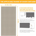 AJAZZ 100% Blackout Magnetic Door Curtain Accordion Doors Interior Accordion - Image 4