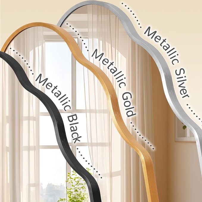 Scalloped Mirror for Bathroom - Image 3