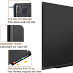 SELEAD Double-Sided Magnetic Chalkboard 48 x 24 Inches - Image 6
