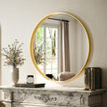 VooBang 24 inch Round Bathroom Mirror, Living Room, Hanging or Leaning by VooBang