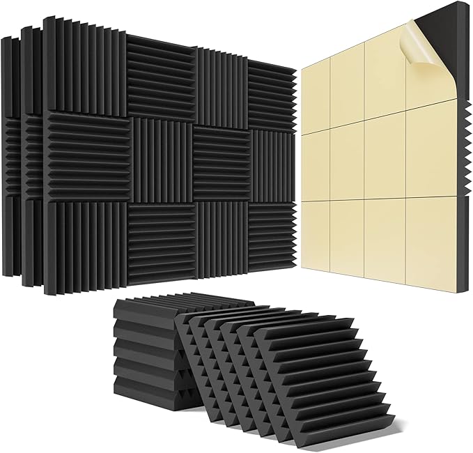 48 Pack Sound Proof Foam Panels by HEMRLY
