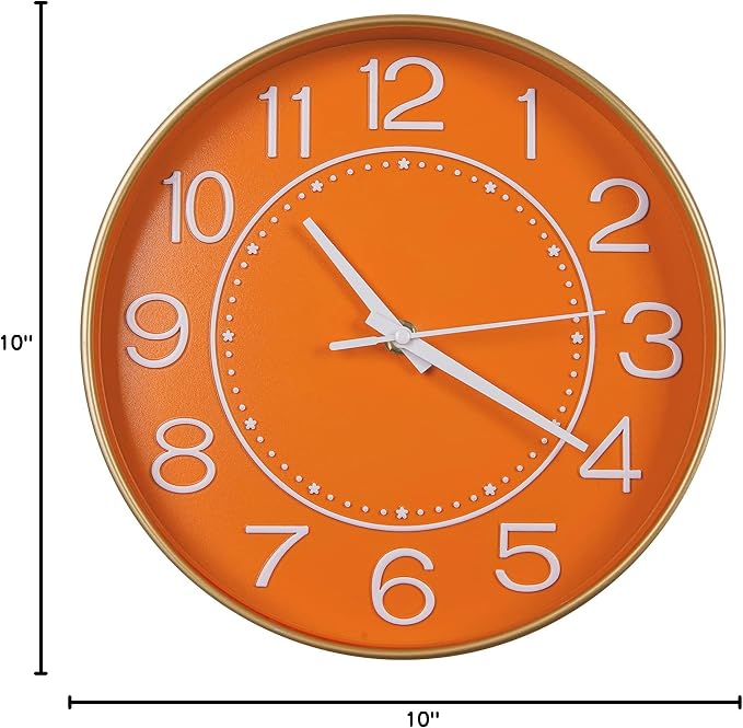 HZDHCLH Small Wall Clocks Battery Operated, Quartz Movement, Silent Non Ticking - Image 7