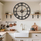 18.5 Inch Modern Decorative Metal Wall Clock - Image 5