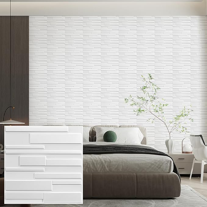 Heikki 30 Pack 3D Wall Panel for Interior Wall Décor, PVC Flower Textured Wall by YourBestChoices