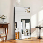 KOCUUY Bathroom Mirror, 30x60 Inch Large Black Mirrors - Image 5