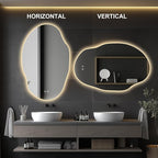 Asymmetrical LED Bathroom Mirror - Image 6