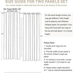 100% Blackout Shield Linen Blackout Curtains - Image 8
