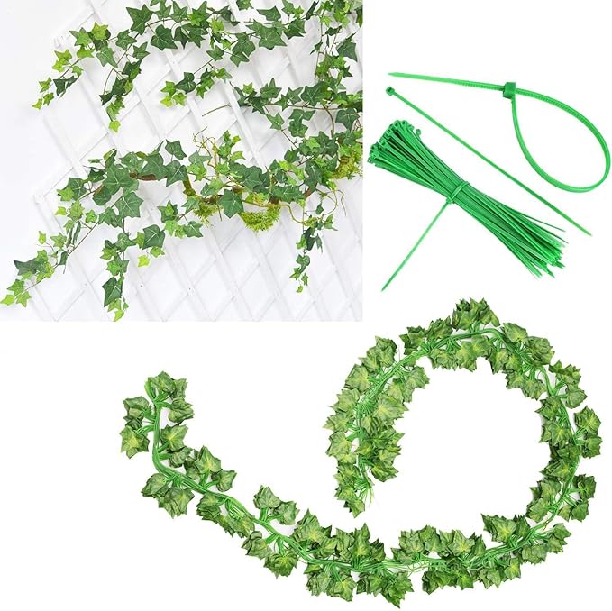 Comtelek Fake Vines for Room Decor 96PCS Artificial Ivy Garland - Image 3