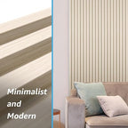 Art3d 8-Pack 96 x 6in. WPC Acoustic Slat Wall Panel - Image 6