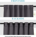 RYB HOME Grey Blackout Curtains - Image 5