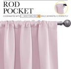 NICETOWN Bedroom Curtains, Room Darkening Draperies Window Curtain Panels - Image 3