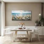 SERIMINO Large Wall Art for Living Room, Coastal Landscape Wall Decor, Beach - Image 3