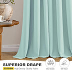 MIULEE Blackout Curtains for Bedroom Living Room 2 Panels, Thermal Insulated - Image 5