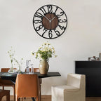 LEIKE Large Wall Clocks, Non Ticking, Battery Operated Small Vintage Round - Image 5